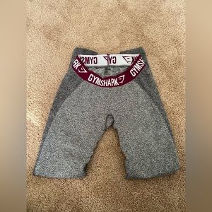 Gymshark Flex Low Rise Seamless Leggings Sz Small Charcoal